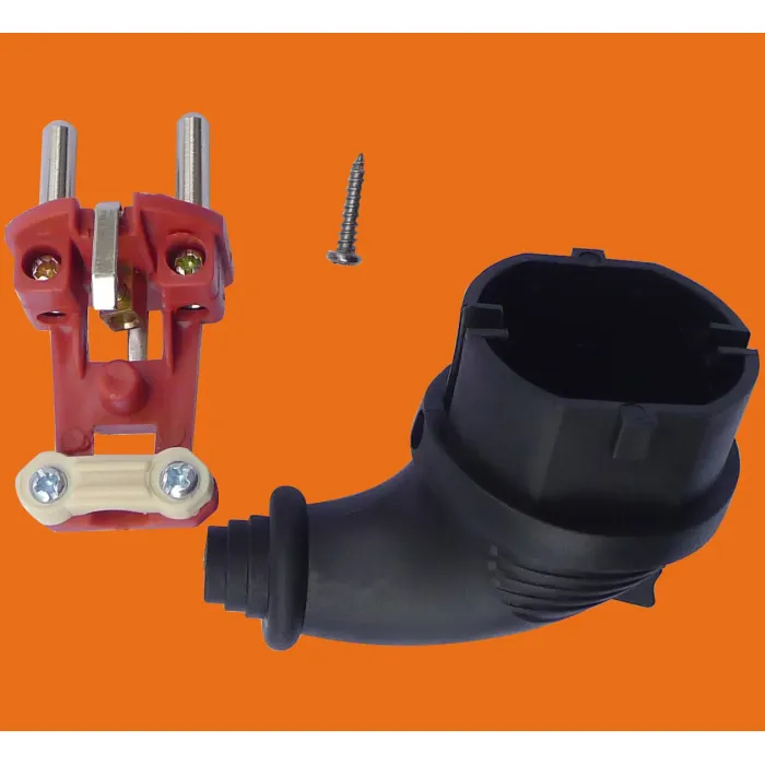 Steker Sudut Kabel Ekstensi Steker Tahan Air Eropa