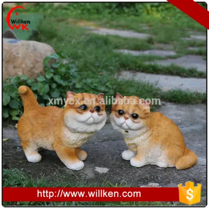 Gifts resin simulation persian cat decoration home garden