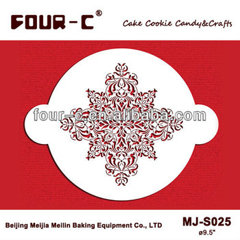 French Medallion cake topper stencils,fondant stencils,sugar art tools