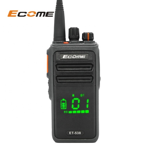 ECOME ET-538 LCD Visualizza sicurezza a due vie Radio Best IP68 Walkie Talkie impermeabile