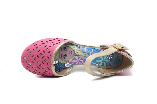 Children's Laser Cutting  Flexible Flats Girls Shoes