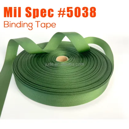 JUDE Webbing Mil-W-5038 Mil-PRF-5038 High Strength PIA Mil Spec Nylon Bias Binding