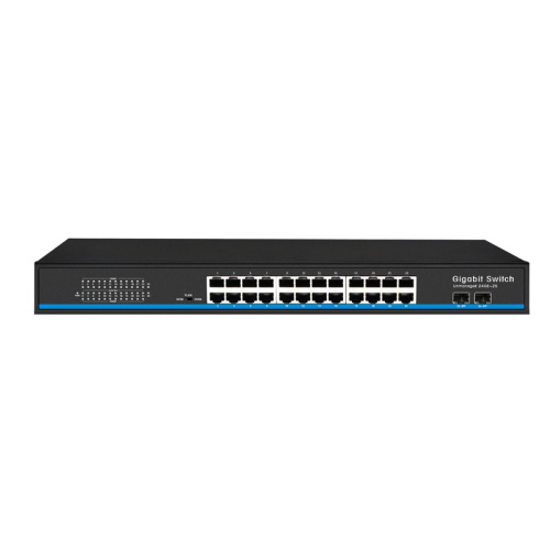 24 ports 1000 Mbps Interrupteur Ethernet avec 2 ports SFP