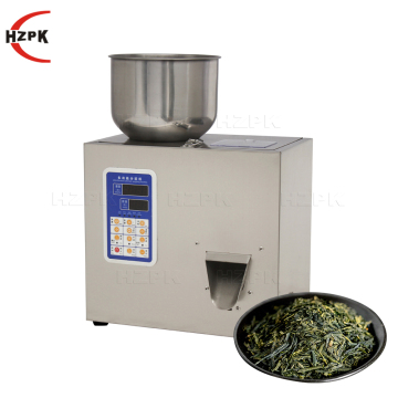 HZPK HZGF-100 Piccolo tavolo semi-automatico Tabletop digitale elettrico Digital Control spezia Tea Particella di presepe per il peso della macchina di ripieno