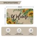 Sunflowers Summer Decorative Doormat