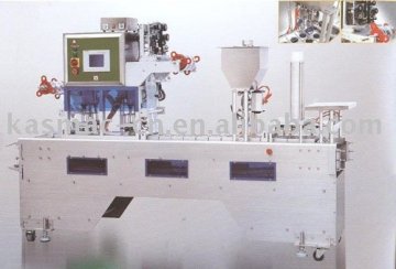 High productivity automatic cup sealing & filling machine