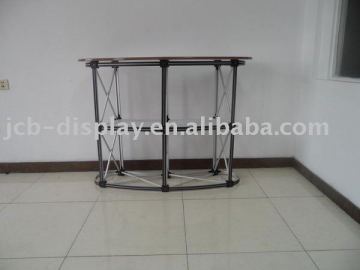 Aluminum Silver Promotion tables Promotion counter