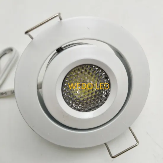 12 Volt Mini Downlights: UL CE RoHS 3300K 45 Degree Beam White Recessed LED Spotlights