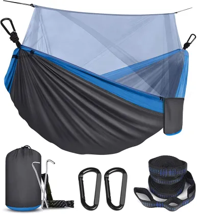 2021 High-Quality Outdoor Survival & Travel Hammocks - Single & Double Parachute Camping Hammocks