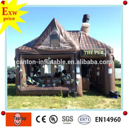 2017 new product guangzhou inflatable pub,inflatable pub tent,inflatable irish pub for sale