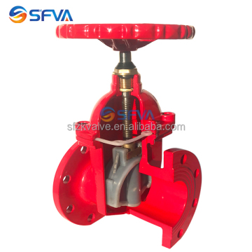 Silica Gel Disc Cut Sample Gate Valve for DIN F4 Resilient Seat Ductile Iron Hot Water Systems