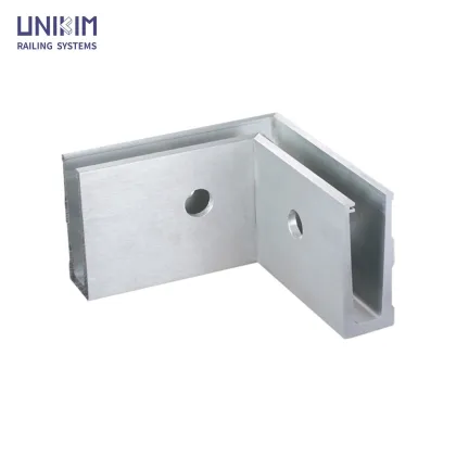 U-shaped groove balcony aluminum plate glass railing