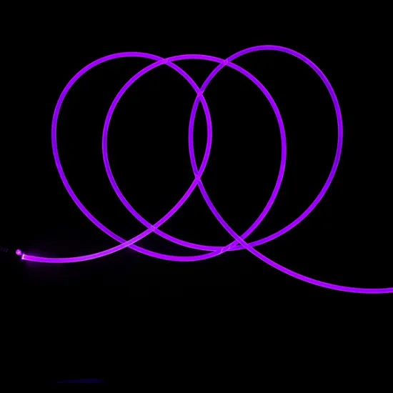 Solid Side Glow Fiber Optic Lighting