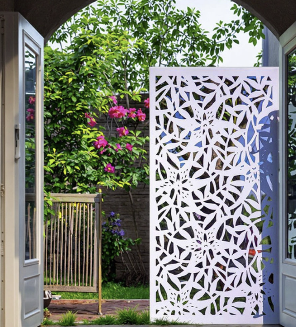 Laser engraved metal panels