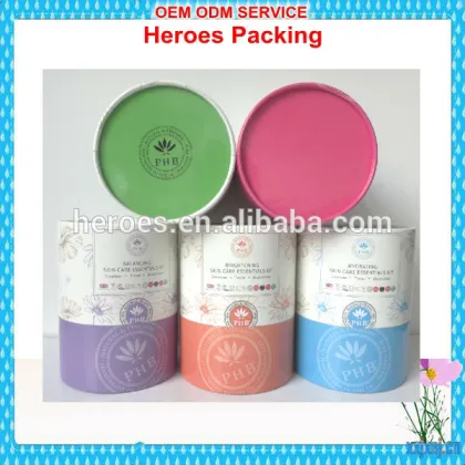 Trade Assurance hot pack gift box cardboard cylinder boxes wholesale matt or glossy lamination