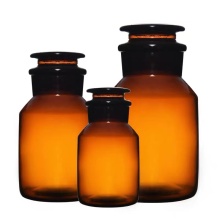 Wide mouth Amber Reagent Bottle with stopper 2500ml