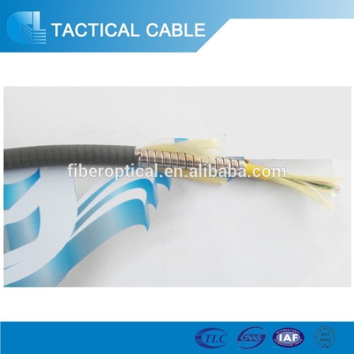 China oem available 1core - 288 core tactical fiber optic cable