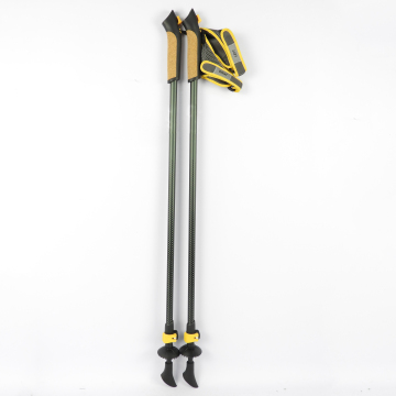 High-Quality Outdoor Mountain 2-Section Custom Aluminum Nordic Walking Sticks with Speed Lock - Top Seller