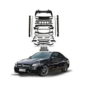 GBT Fast Shipping Car Modification Parts for Mercedes W205 Bodykit Benz C-Class W205 Front Bumper C43 Style
