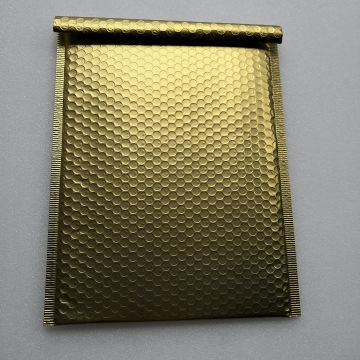 metalized foil thermal insulated metallic bubble mailer