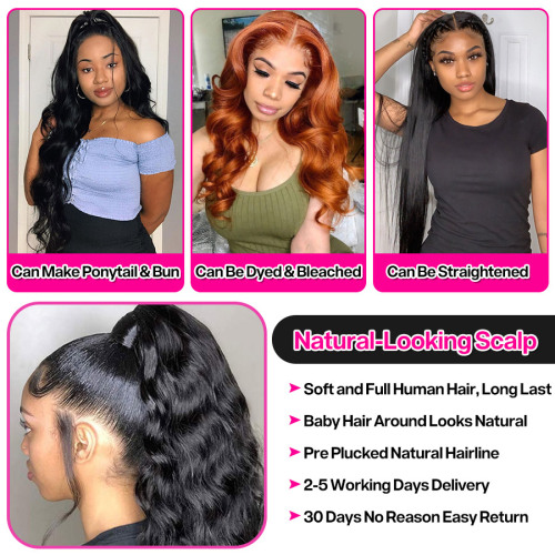 Haircut 7x7 HD Peruvian Lace Front Wig Brazilian Swiss Closure Lace Frontal Straight Human Hair Wigs For Black Women