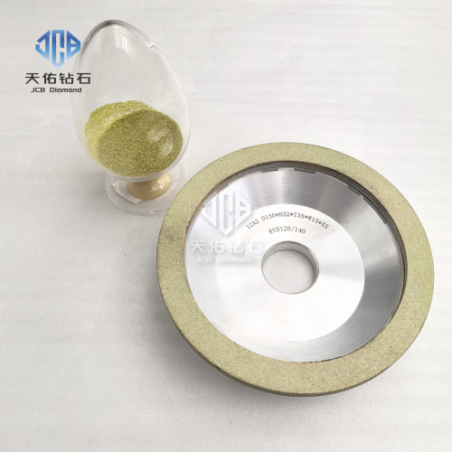 自動車カムシャフト加工用高速セラミックボンド砥石 RVD120-140 12A2 D150-H32-T35-W15-X5