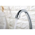 Silver Single Hole Dual Handle Faucet Bathroom Basin Kitchen Faucet Sink Mixer Water Tap Factory