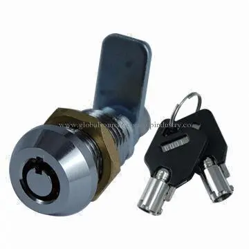 Lock, 1 Keyway Tubular Key Pin Tumbler Cam Lock with 4 or 7 Pins