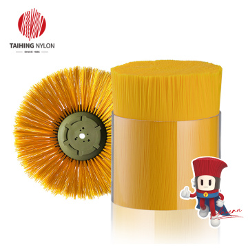 PET hollow fiber sanitation brush filament