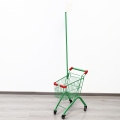 Supermercado de metal infantil mini carrito de compras