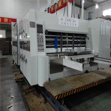 Automatic high speed printer slotter die cutter machine