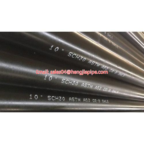 Seamless Steel Tubes ASTM A53 Gr.B seamless bevel end pipes Supplier