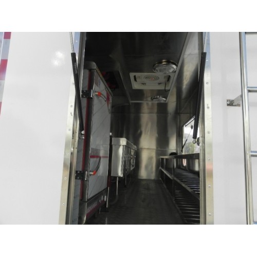 Mobile outdoor street food truck vending carts