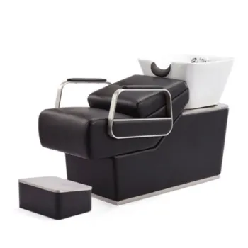 Factory Direct Gold Salon Shampoo Chair - New Design Furniture