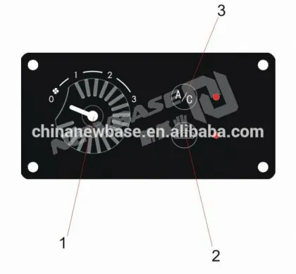 HVAC air conditioning/manual climate controller