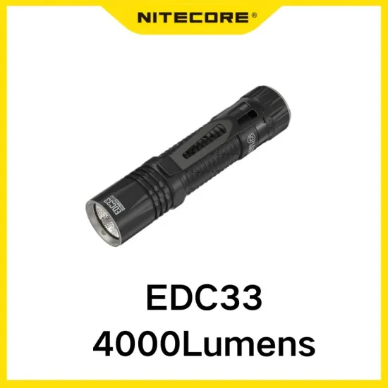 NITECORE EDC33 4000 Lumens USB-C Rechargeable Tactical Flashlight