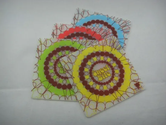 colorful silicone cup mat