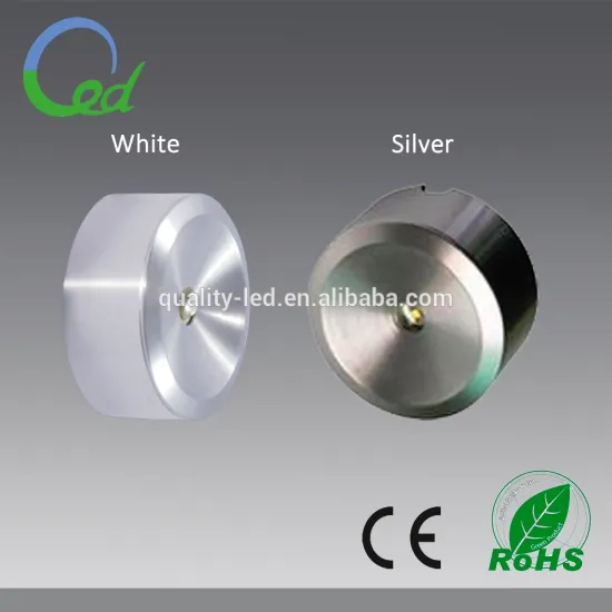 Dimmable silver recessed mini led puck light with factory price