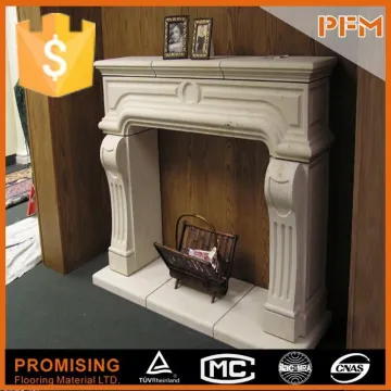High density housing architecture marble firepalce
