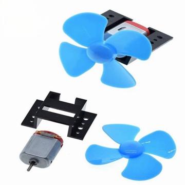 DIY Wind Car Boat Model Toy with 130 Motors and Accessories