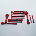 13 pcs Deep Red Makeup Brush Set