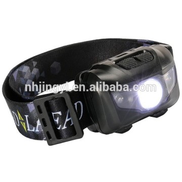 bright 3W warning red light usb rechargeable led headlamp for car