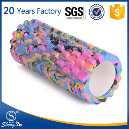 Sports Muscle Exercise Balance Hollow Grid EVA Foam Roller