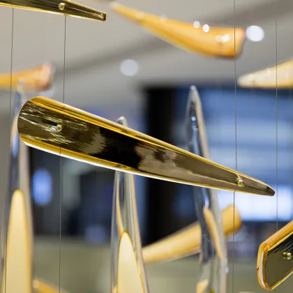 Industry Customize Living Room Glass Real Estate Chandelier