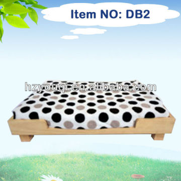 Modern square wood dog bed for dog sales DB2