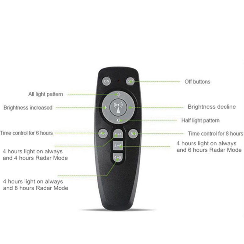 solar lamp remote