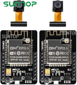 ESP32-CAM W-BT Development Board with OV2640 Camera and TF Card Module: Dual-Core Wi-Fi & Bluetooth Microcontroller Board