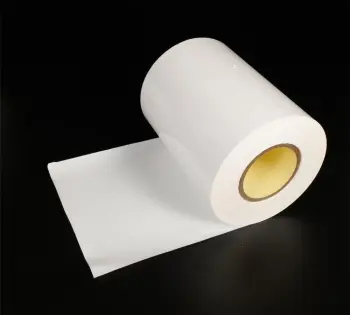 Bright White BOPP Water Based Permanent Yellow Glassine