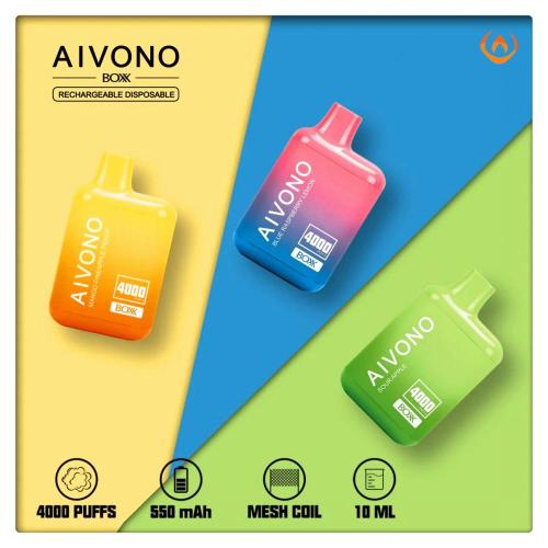 Aivono aim boxx 4000 पफ्स डिस्पोजेबल vape डिवाइस