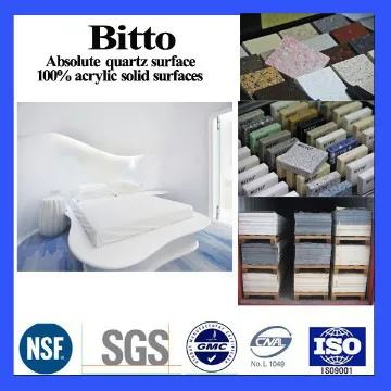 engineered stone,composite acrylic solid surface for wall cladding